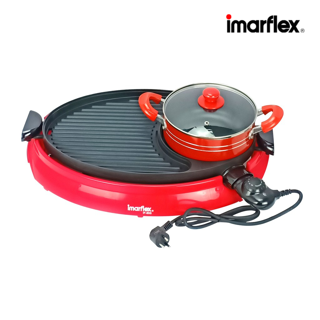 [เกรดบีราคาพิเศษ] Imarflex_Z_ เตาปิ้งย่างอเนกประสงค์ รุ่น IF-855(B)