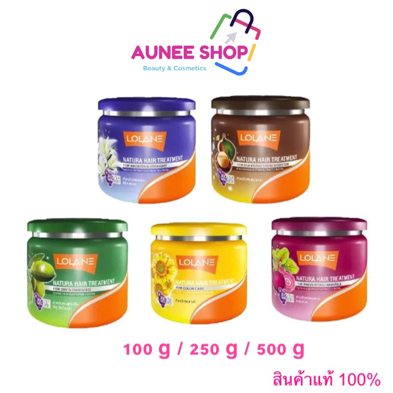 ส่งฟรี/มีไลฟ์ โลแลน เนทูร่า แฮร์ ทรีทเม้นท์ 100/250/500 มล.Lolane Natura Hair Treatment 100/250/500 ml./