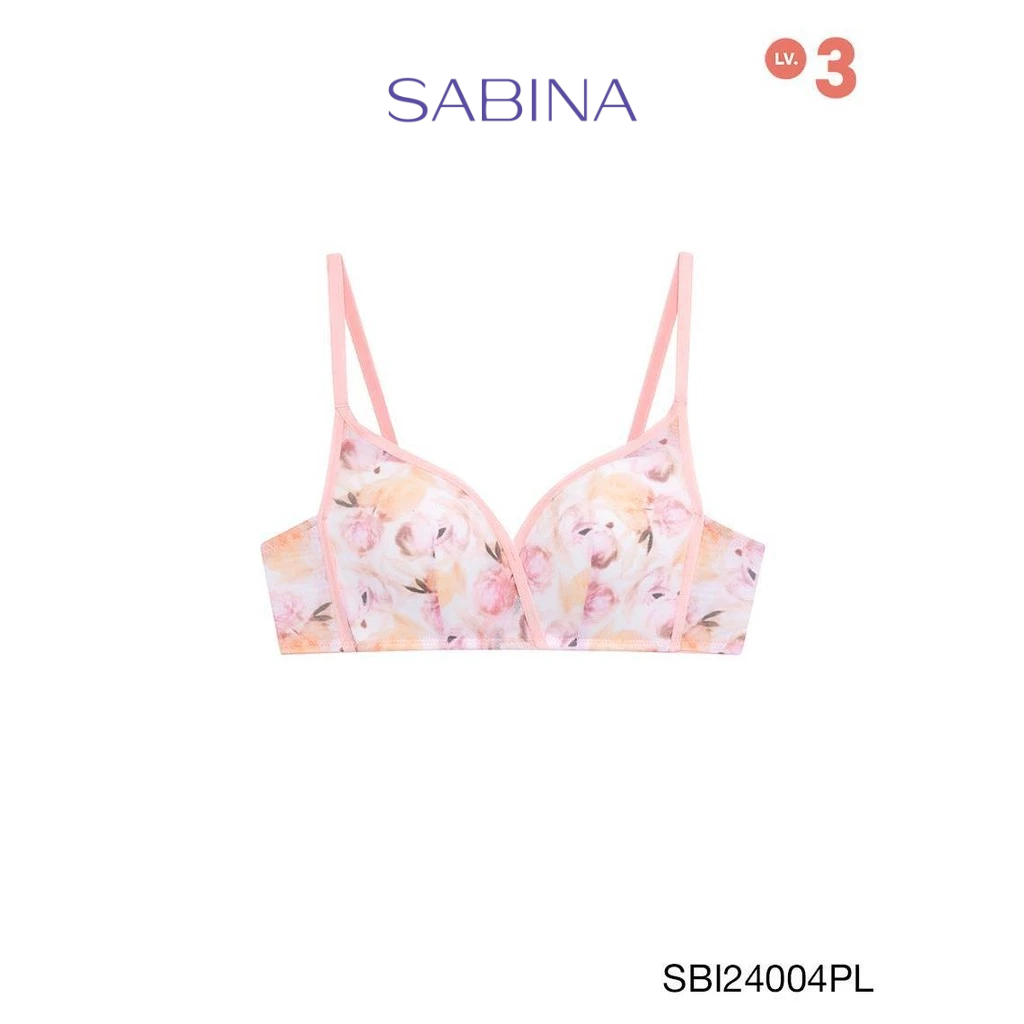 Sabina Modern V Level 3 เสื้อชั้นใน  ไร้โครง รหัส SBI24004PL - สีชมพูอ่อน