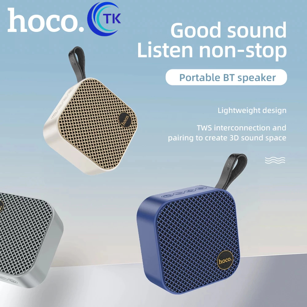 Hoco HC22 ลำโพงไร้สาย Bluetooth สำหรับพกพา ดีไซน์น่ารัก เบสหนัก เสียงแน่น พกพาสะดวก สินค้ามาใหม่ รูปที่ 5