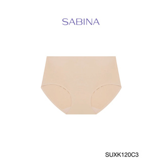 Sabina กางเกงชั้นใน (ทรงHalf) รุ่น Soft Collection Seamless รหัส SUXK120C3 สีเนื้อเข้ม