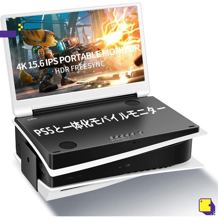 [+..••] PS5 G-STORY 15.6 PORTABLE GAMING MONITOR FOR PS5 (GS156PV) (เกมส์ PlayStation 5™🎮)
