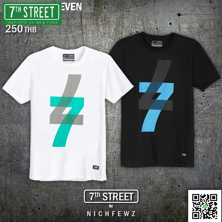 7th Street (ของแท้) เสื้อยืด มี 2XL,3XL รุ่น RSN