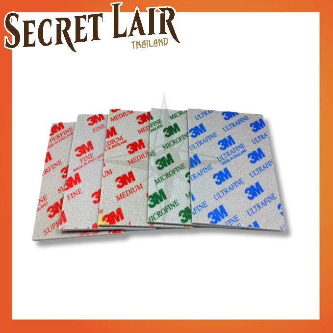 SECRET LAIR 3M Sanding Sponge Super Fine #500-600 /Ultra Fine #800-1000 /Micro Fine #1200-1500