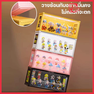 กล่องใส่โมเดล กล่องเก็บโมเดล กล่องใส่โมเดลมีไฟ Labubu ตู้ใส่โมเดล กล่องอะคริลิค การออกแบบป้องกันฝุ่น