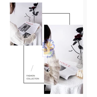 <พร้อมส่ง> หนังสือพิมพ์ แฟชั่น Fasion Paper 4 หน้า 53*38ซม กระดาษมัน ภาพสี Vogue พร็อบถ่ายภาพ การ์ดตกแต่ง นิตยาสาร