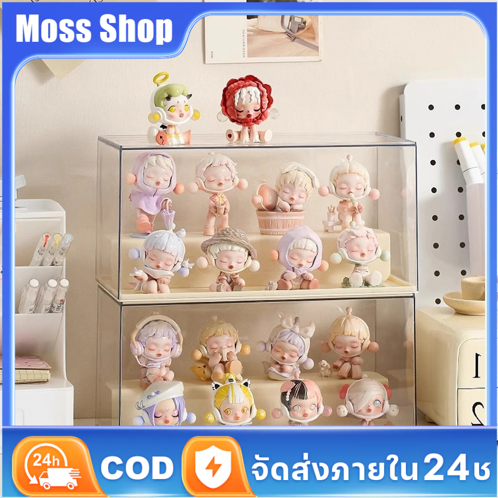 กล่องเก็บโมเดล กล่องฟิกเกอร์ ที่โชว์โมเดล ฟิกเกอร์ ของสะสม กันฝุ่น กันน้ำประกอบง่าย ตู้โชว์ตุ๊กตา กล่องอะคริลิคใส