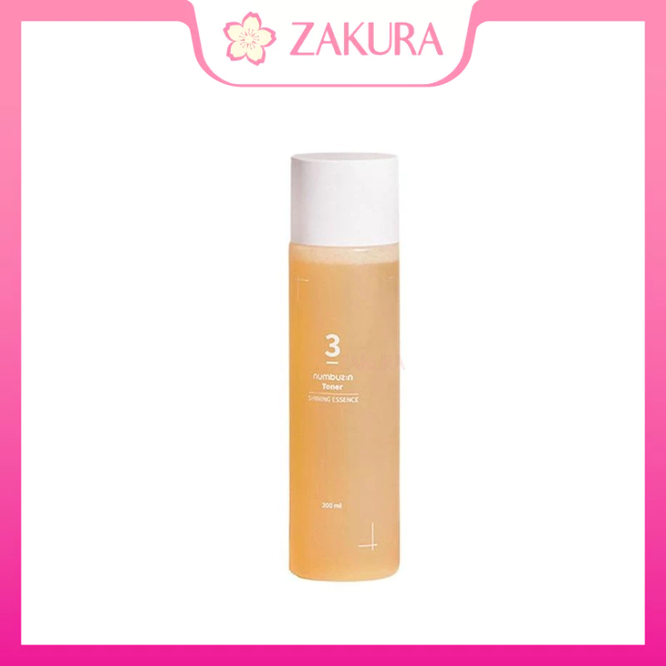 Numbuzin No. 3 Super Glowing Essence Toner 200ml