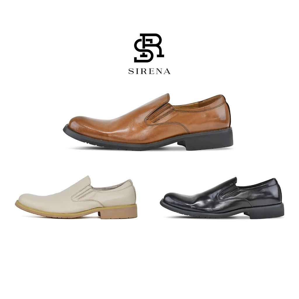 PAUL & SIRENA รองเท้าหนังแท้ ส้น 1.5 นิ้ว รุ่น ANTONY | รองเท้าหนังผู้ชาย