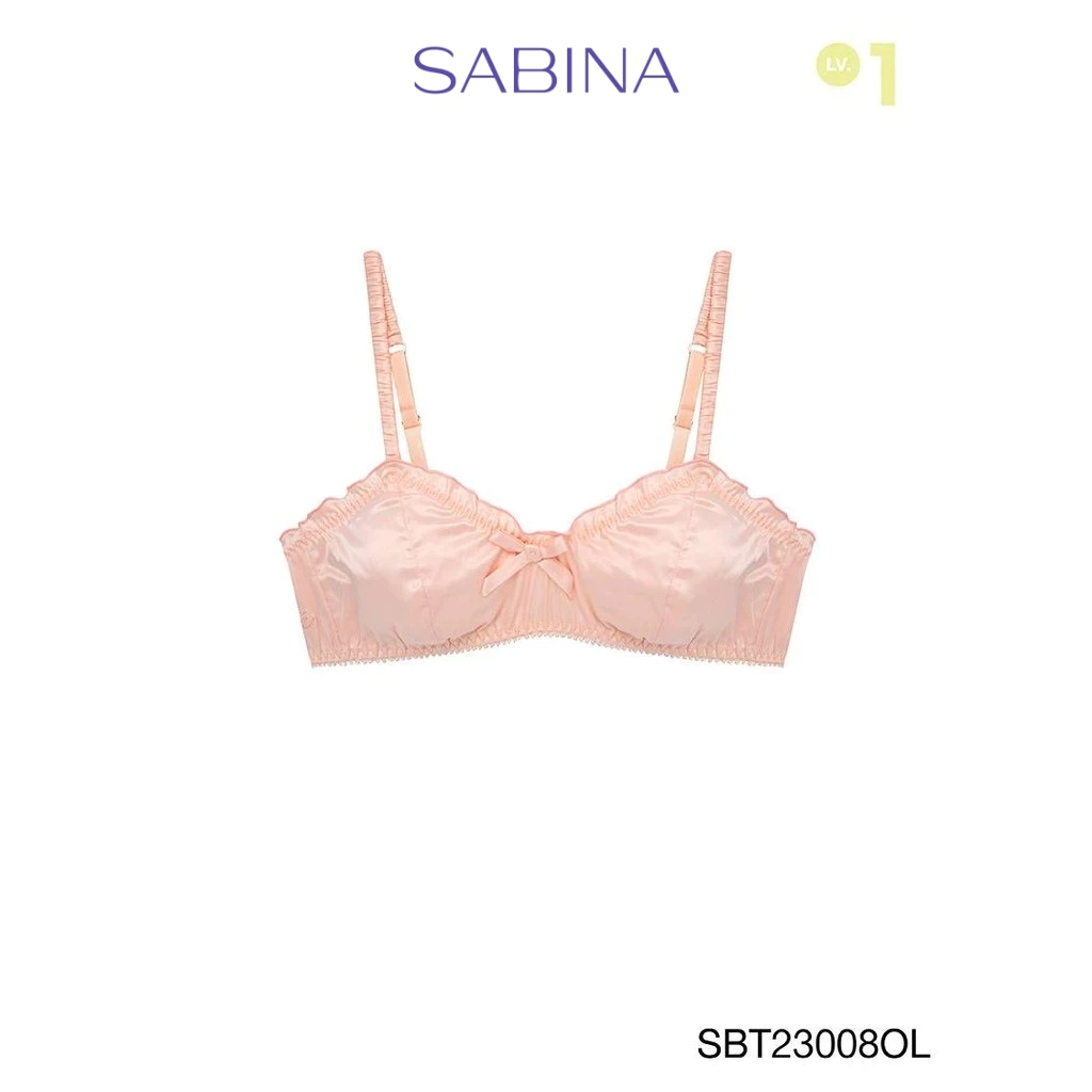 SABINA | Maggie Mae Pretty On Me เสื้อชั้นในไร้โครง รหัส SBT23008OL สีส้มอ่อน