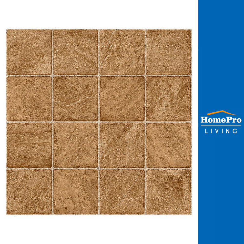CERGRES กระเบื้องพื้น 40x40 ซม. จากัวร์ น้ำตาล A