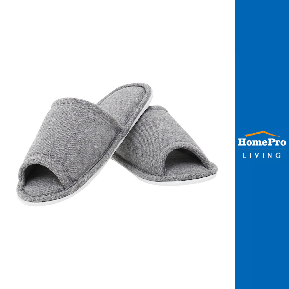HOME LIVING STYLE รองเท้าสลิปเปอร์ KOBI สีเทา จัดส่งโดย HomePro