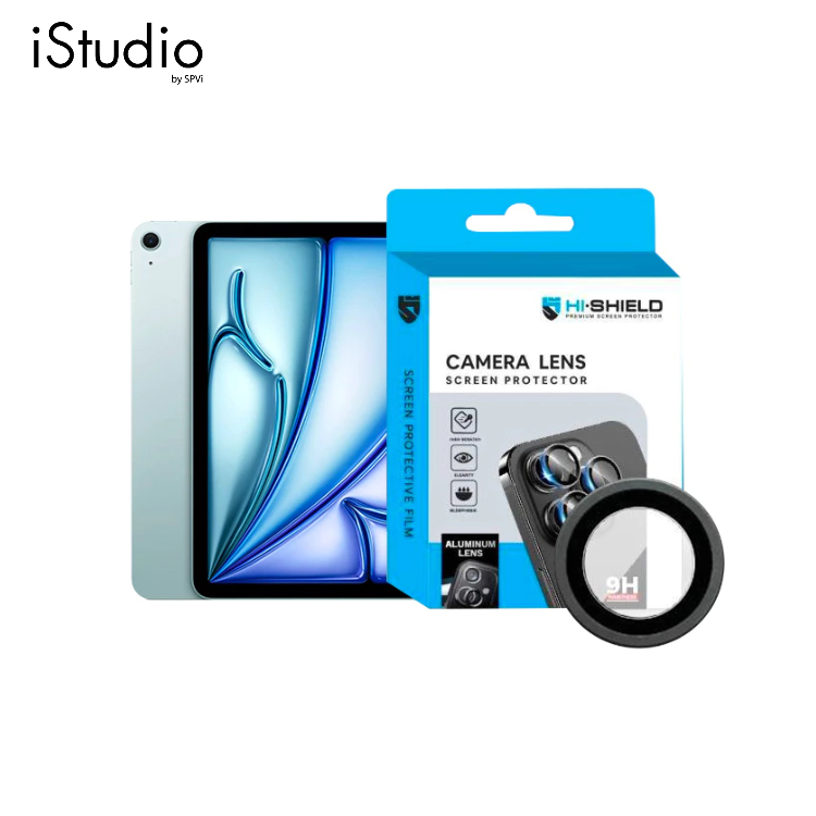 ฟิล์มกล้อง iPad Air 11/13 (2024)] HI-SHIELD กระจกกันเลนส์กล้อง Aluminium Lens