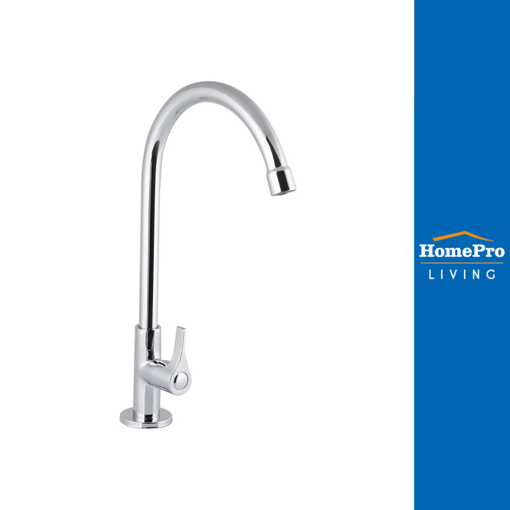 HAFELE ก๊อกซิงค์เดี่ยวเคาน์เตอร์ 495.61.105 สีโครม จัดส่งโดย HomePro