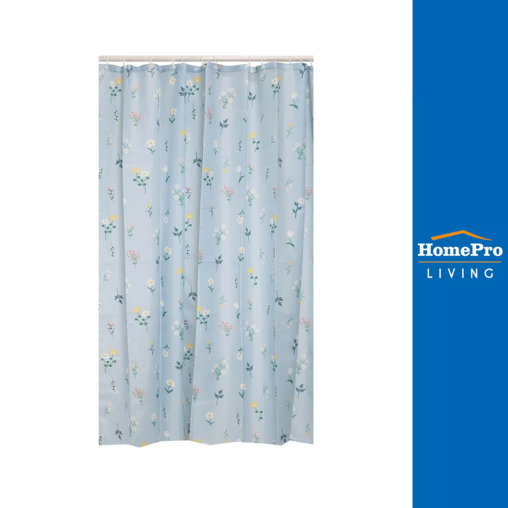 MOYA ม่านห้องน้ำ POLYESTER ACS23081A 180X180 ซม. จัดส่งโดย HomePro ผ้าม่านห้องน้ำ ม่านกั้นอาบน้ำ