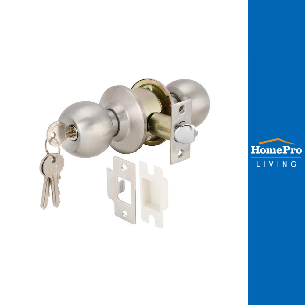 HAFELE ลูกบิดทั่วไป หัวกลม 489.93.140 สีสเตนเลส จัดส่งโดย HomePro