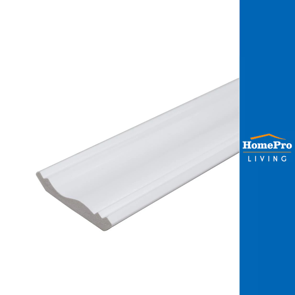 CROBERN บัวฝ้า PS JC880-W1 6.5X300X1.2 ซม. สีขาว จัดส่งโดย HomePro