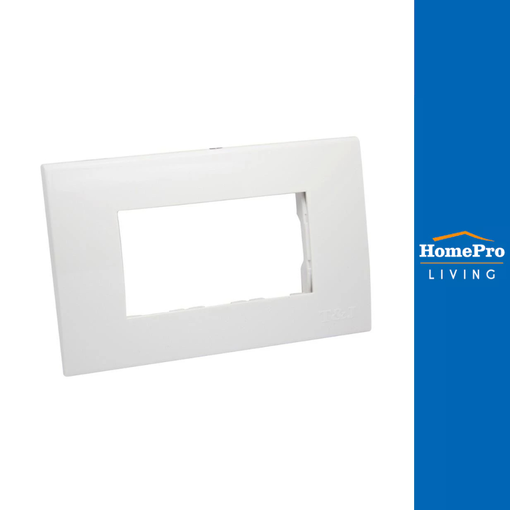 HACO หน้ากาก 3 ช่อง W1113-H สีขาว จัดส่งโดย HomePro