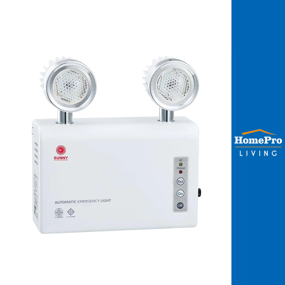 SUNNY ไฟฉุกเฉิน LED รุ่น SEM203NC7 สำรองไฟ 7 ชั่วโมง DAY LIGHT จัดส่งโดย HomePro