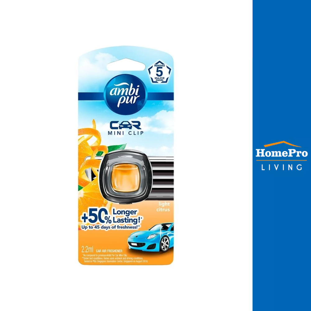 AMBIPUR น้ำหอมปรับอากาศ CAR MINI 2.2ml LIGHT CITRUS