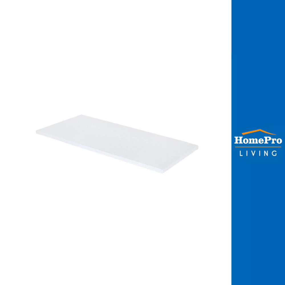 HomePro แผ่นชั้นไม้เมลามีน 60x30x1.6ซม. สีขาวเอเวอลิน แบรนด์ STACKO
