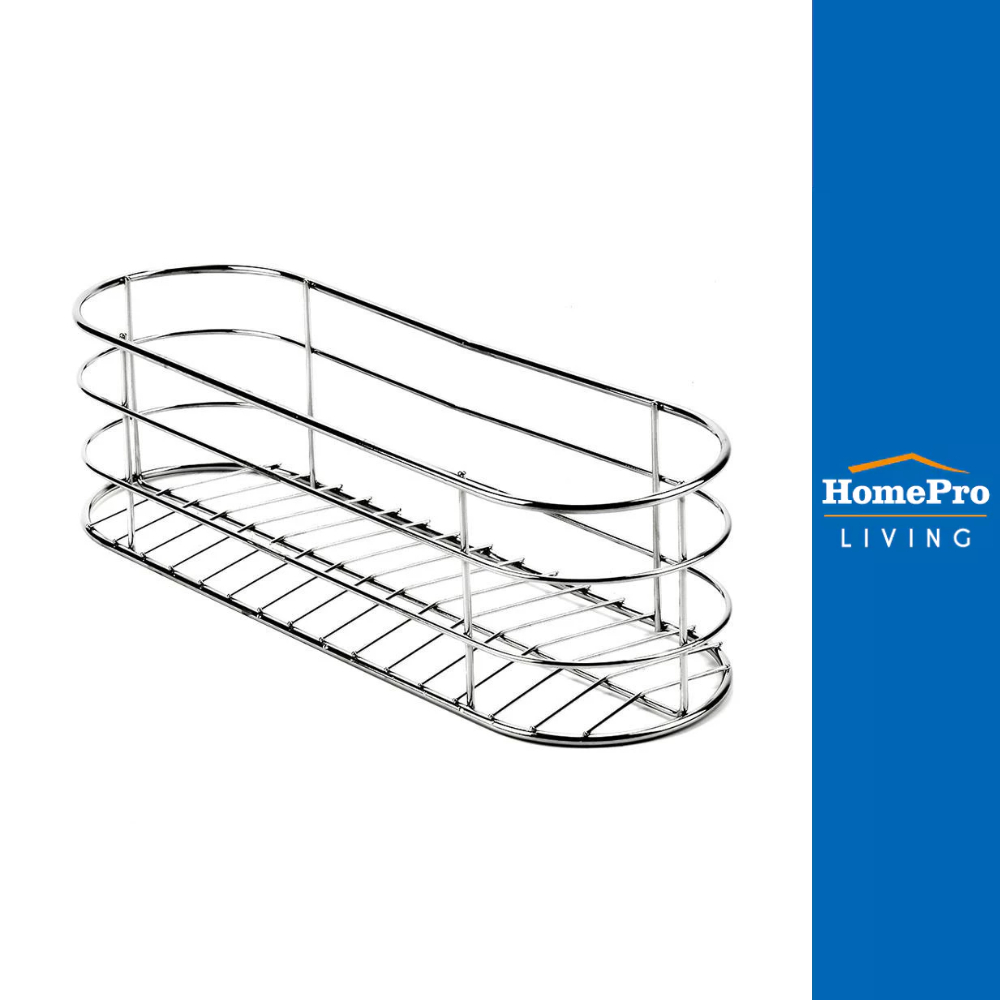 KECH ชั้นแขวนสเตนเลส 1 ชั้นวางขวดยาว LEAF จัดส่งโดย HomePro