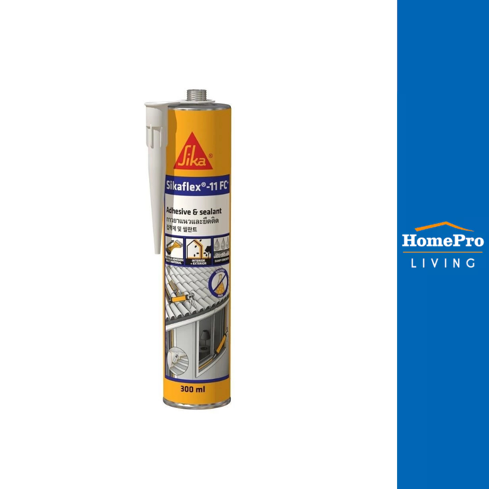 SIKA โพลียูรีเทนอุดรอย SIKAFLEX-11 FC PLUS 300 มล. สีเทา จัดส่งโดย HomePro