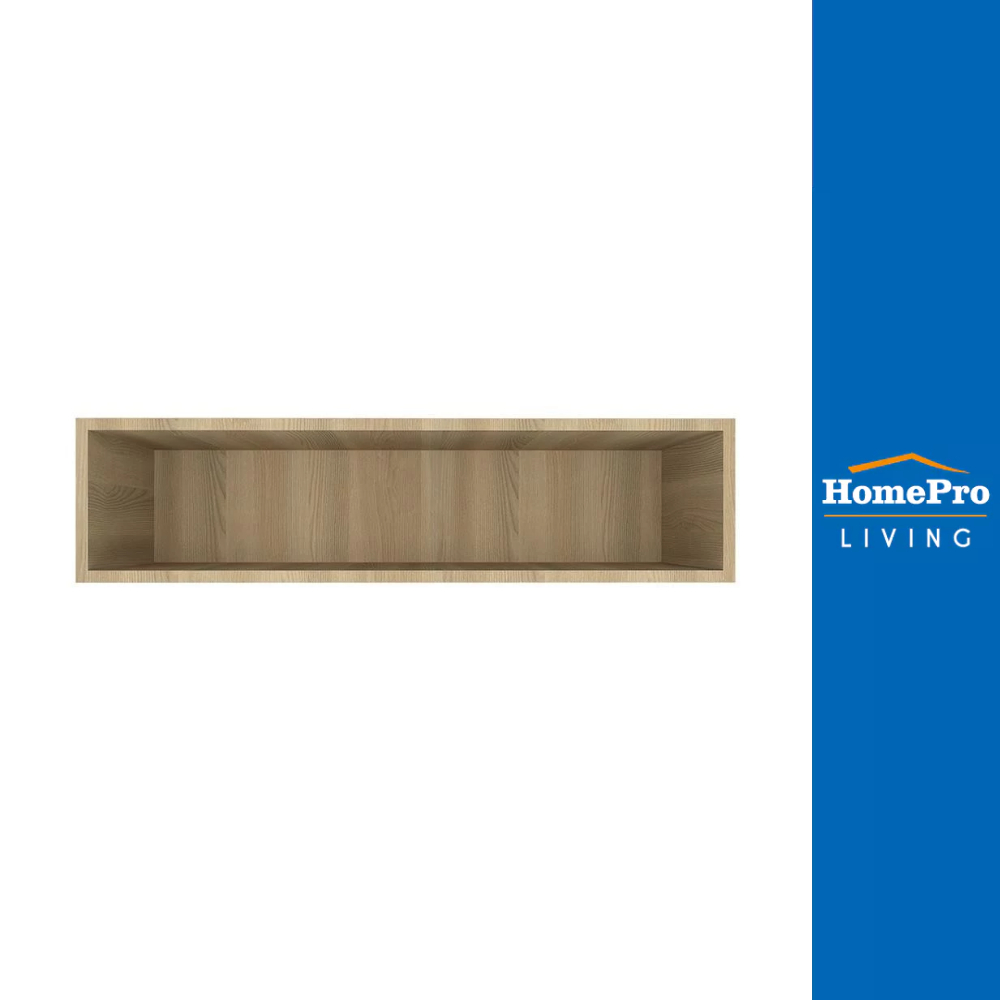 HomePro กล่องแขวน WPC  ENZO 80x20x30 ซม. สี เนเจอรัลโอ๊ค แบรนด์ PARAZZO