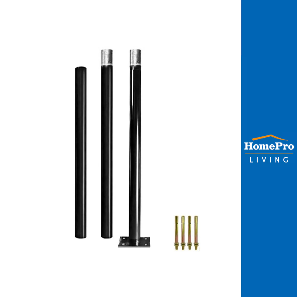 PHILIPS เสาไฟ โซล่าเซลล์  POLE FOR โซล่าเซลล์ 3 เมตร สีดำ