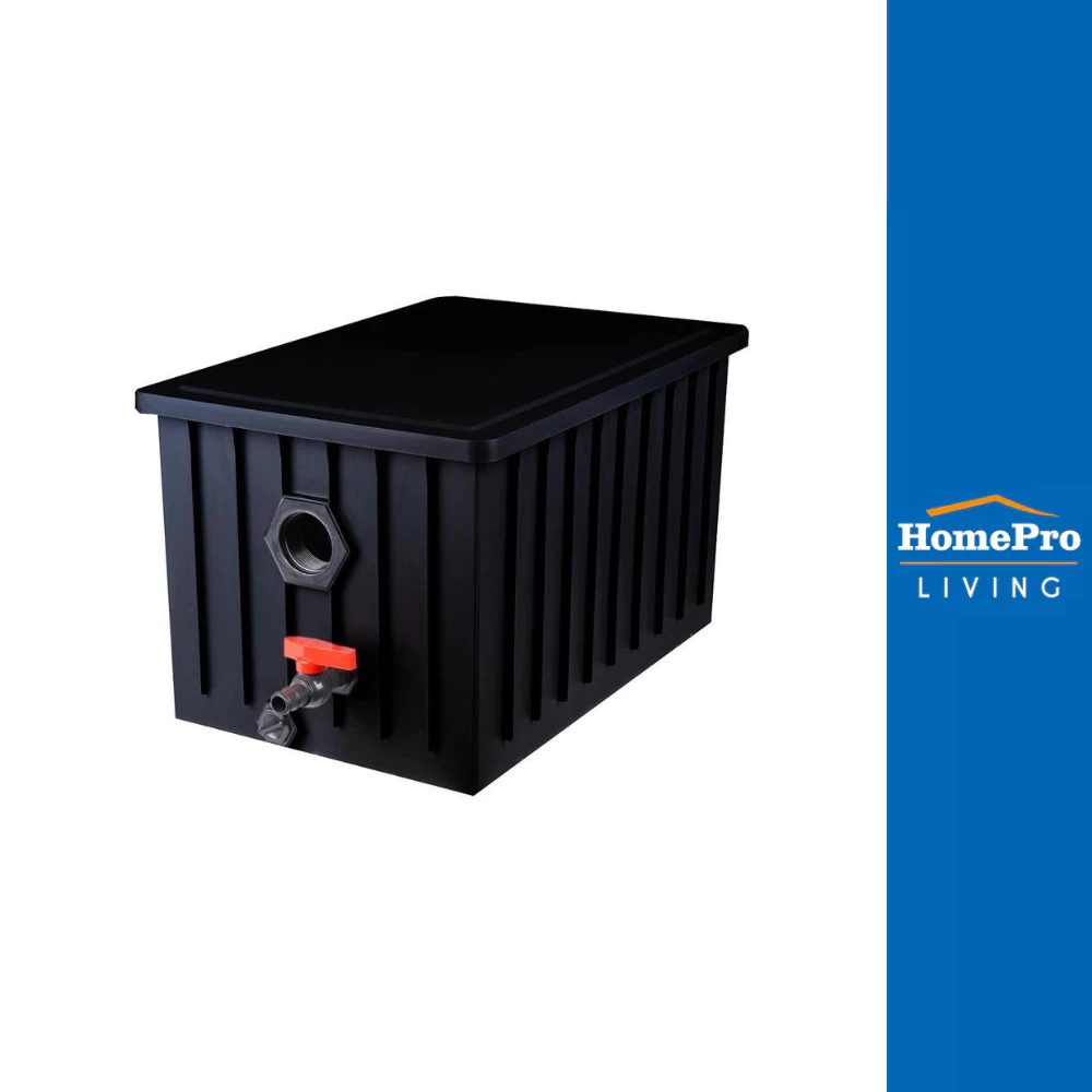 DEXZON ถังดักไขมัน ECO PP 30 ลิตร สีดำ จัดส่งโดย HomePro
