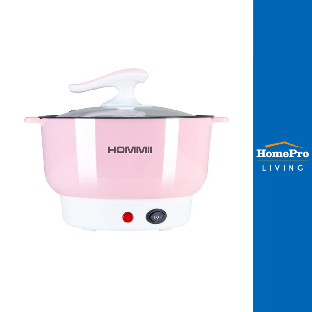 HOMMII หม้ออเนกประสงค์ HSH-09 สีชมพู 1.8 ลิตร