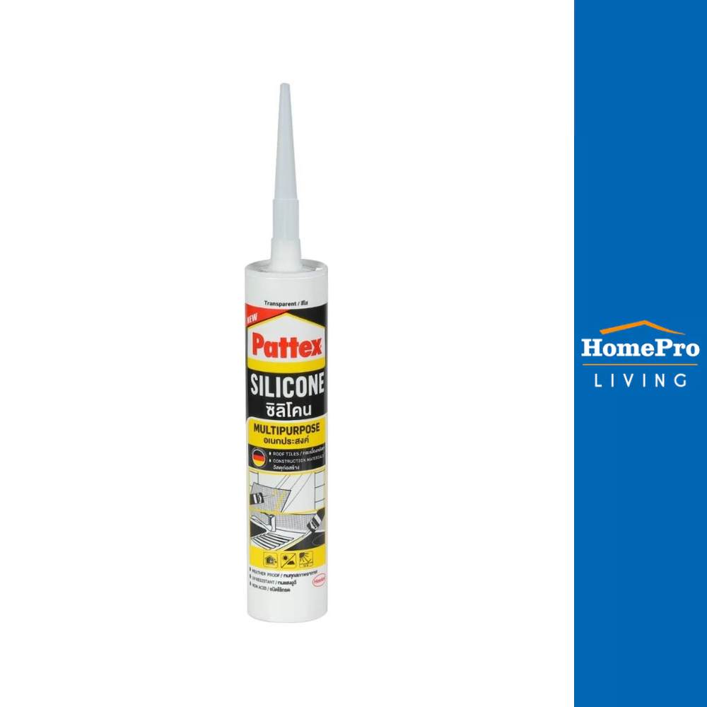 PATTEX ซิลิโคนชนิดไร้กรด PT-19 280 มล. สีใส