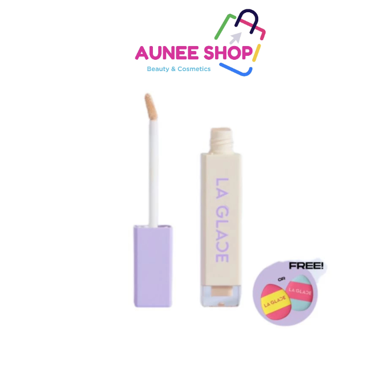 ส่งฟรี/มีไลฟ์ Aunee shop LA GLACE AIRY SKIN CONCEALER 6 g. คอนซีลเลอร์เนื้อเซรั่มแท่งใหญ่ บางเบาแต่ปกปิด