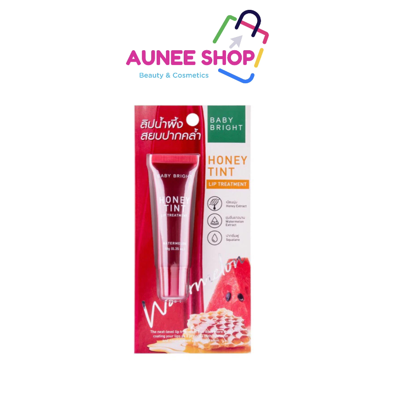 เบบี้ไบร์ท ฮันนี่ทินท์ ลิปทิ้น ติดทน สีชัด บำรุง 10g Baby Bright Honey Tint Lip Treatment