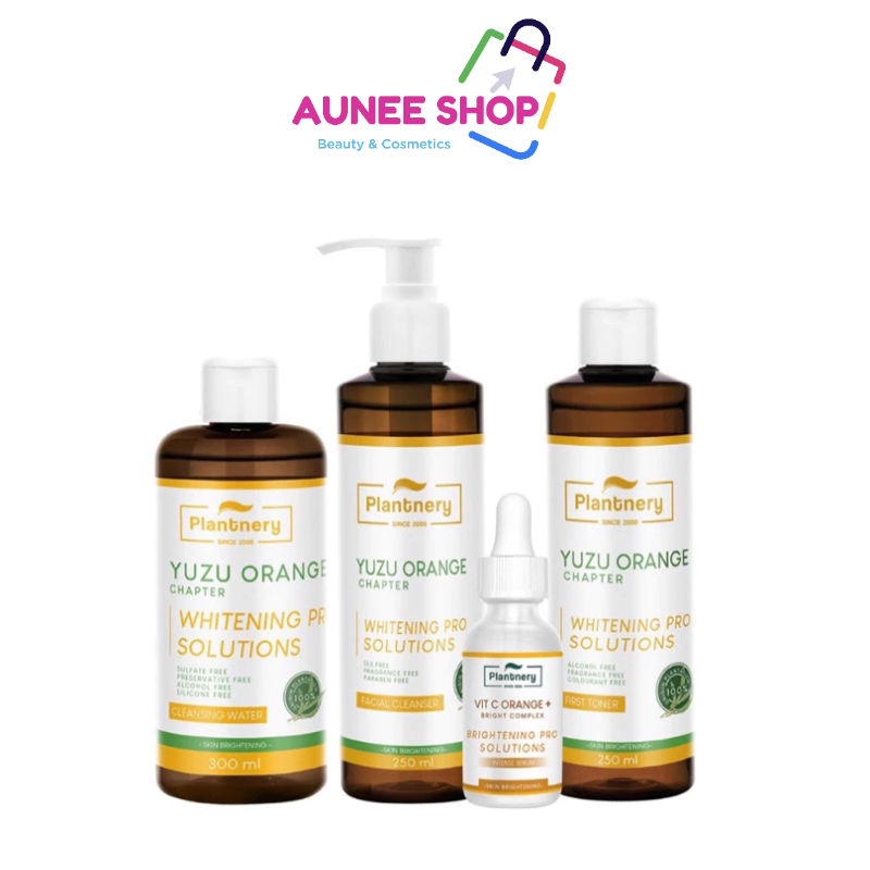 PLANTNERY แพลนท์เนอรี่ ยูซุ FIRST TONER /SERUM /FACIAL CLEANSER / CLEANSING WATER /VITAMINC WHIPFOAM