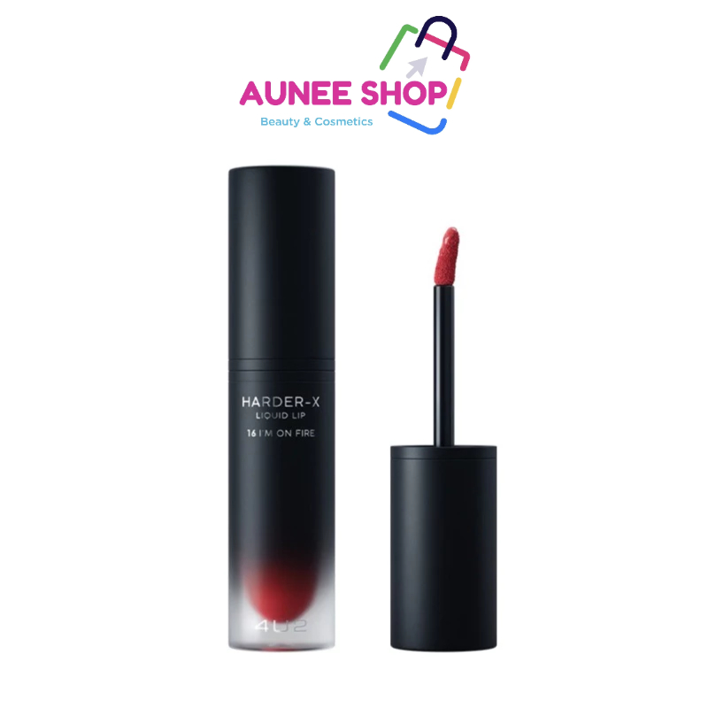 ส่งฟรี/มีไลฟ์ Aunee Shop ลิป 4U2 Harder X Liquid Lip ลิปแมท ลิควิดแมท เนื้อนุ่ม สบายปาก ไม่ตกร่อง กลบสีปาก สีชัด