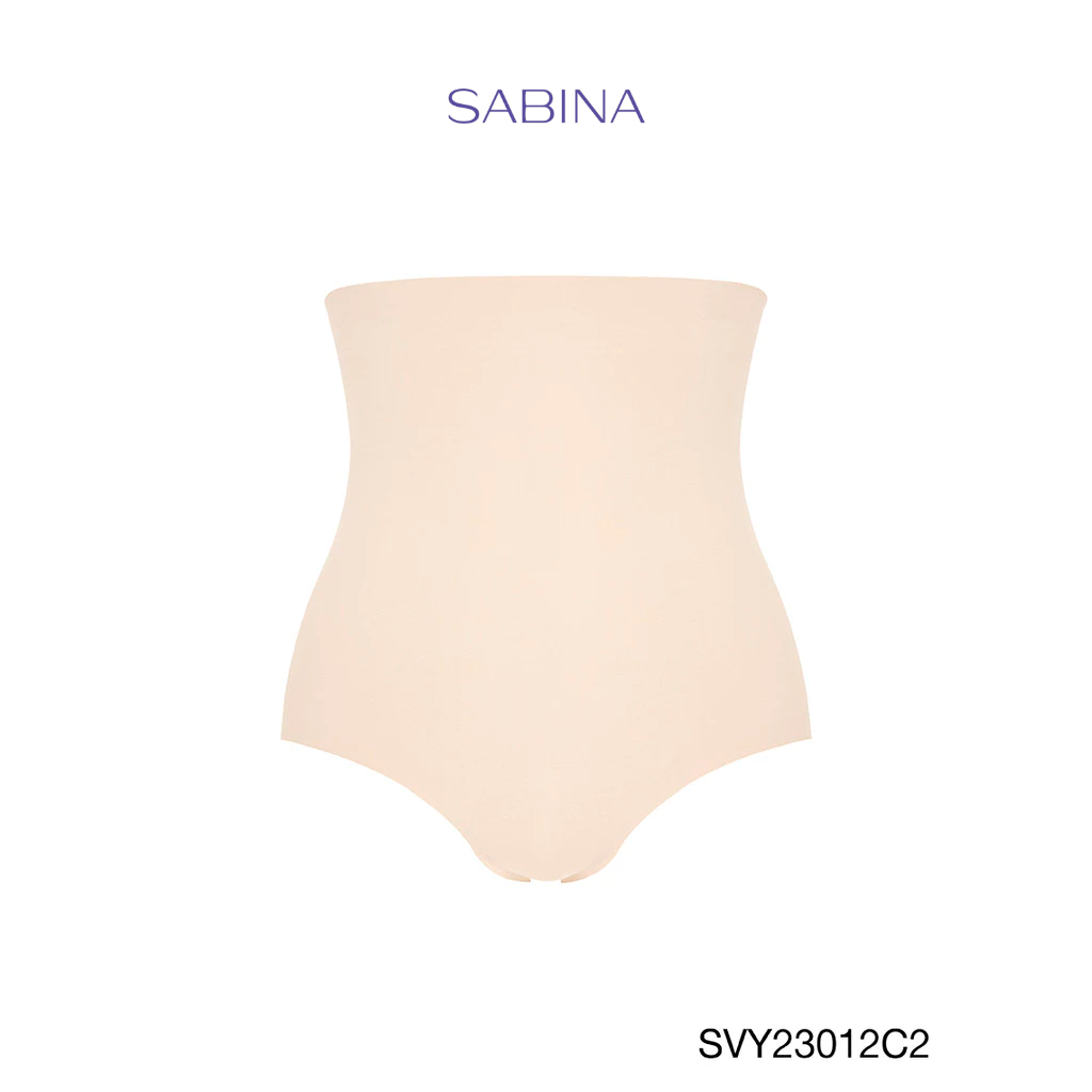 Sabina Wear and Go กางเกงในกระชับสัดส่วนเอวสูง Light Support รหัส SVY23012C2 - สีเนื้ออ่อน