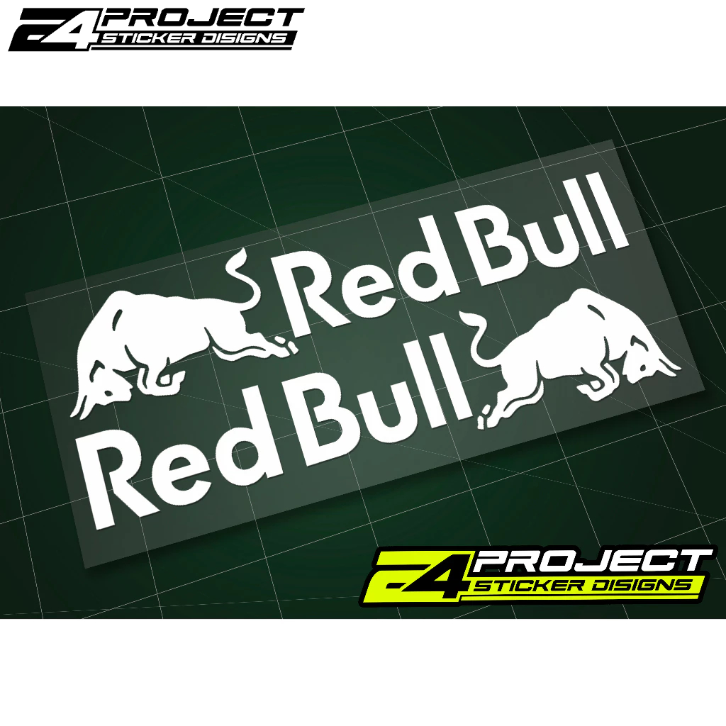 สติ๊กเกอร์ RedBull 17x3.5 ซม