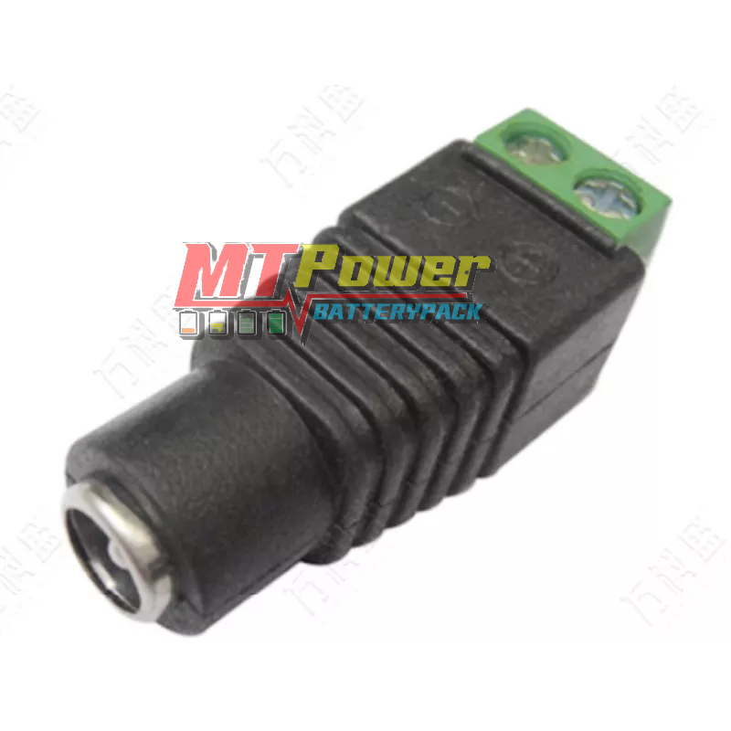 DC Connector 5.5 มม x 2.1 มม สำหรับกล้องวงจรปิด และ LED