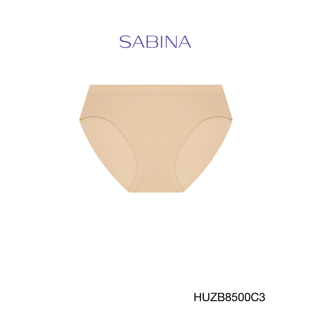 Sabina กางเกงชั้นใน Habpy Panty เบสิค ทรงบิกินี่ รหัส HUZB8500C3 สีเนื้อเข้ม