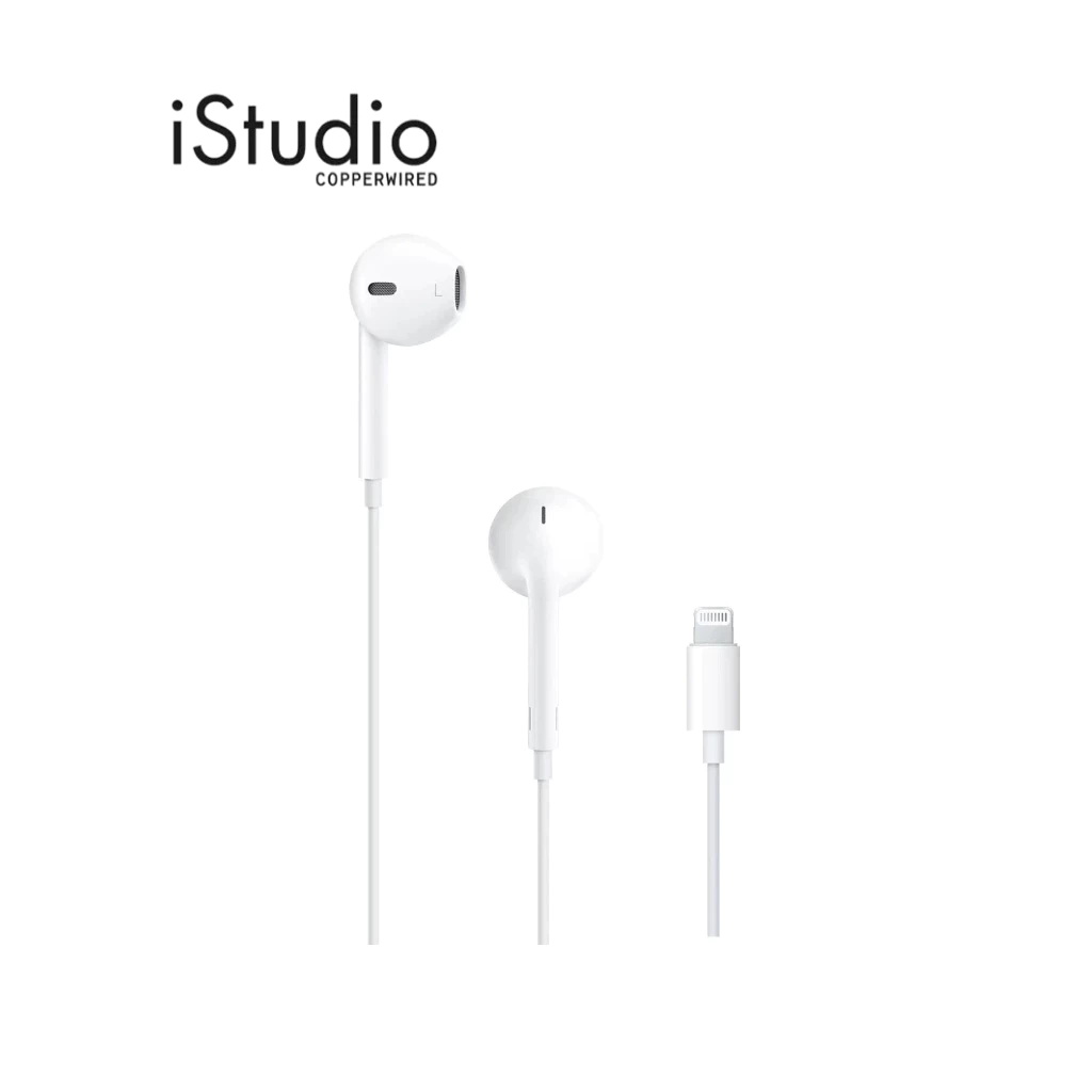 หูฟัง Apple EarPods หัวเสียบหูฟัง Lightning สำหรับ iPhone 5 ถึงรุ่น iPhone 14 l iStudio by copperwired