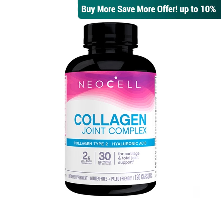 Neocell, Joint Complex, Collagen type 2 + Hyaluronic Acid, 120 Capsules