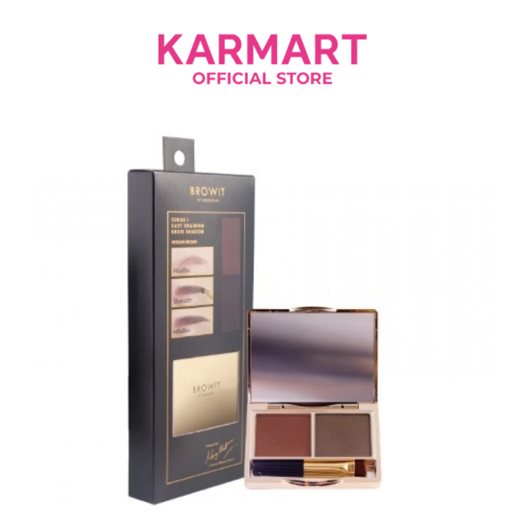 Browit  อีซี่ดรออิ้งบราวแชโดว์(เครื่องสำอาง,ดินสอเขียนคิ้ว,ที่เขียนคิ้วแบบฝุ่น,น้องฉัตร)