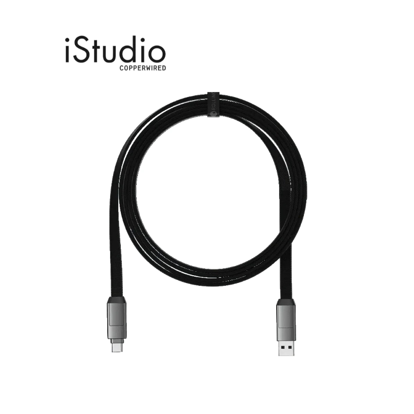 ROLLING SQUARE สายชาร์จ InCharge 6 Max Mercury ยาว 1.5 เมตร สี Gray I iStudio by copperwired