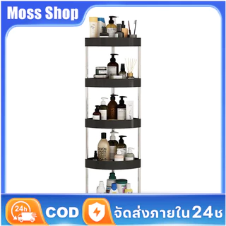 ชั้นเก็บของมีล้อ วาง 3/4/5ชั้น ประหยัดพื้นที่และจัดเก็บได้สะดวก พร้อมล้อเลื่อน+ที่จับ รถเข็นเก็บของอเนกประสงค์