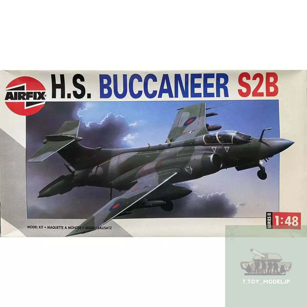 Airfix 1/48 H.S. Buccaneer S2B โมเดลเครื่องบินรบ เครื่องบินรบสงครามโลก เครื่องบินประกอบ