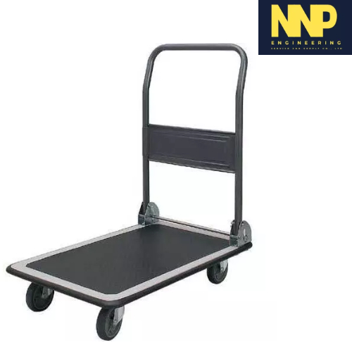 🛒 NANSIN METAL PLATFORM TROLLEY DX111 – รถเข็นเหล็กพับได้ 150KG