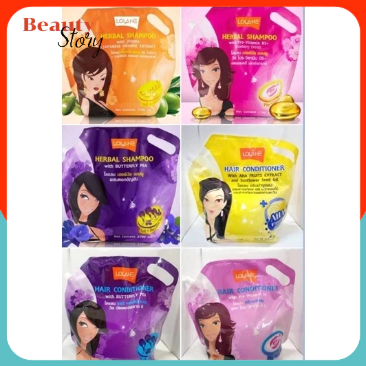 ðāđāļāļĄāļāļđ/ āļāļĢāļĩāļĄāļāļ§āļāļāļĄ Lolane Herbal Shampoo & Hair Conditioner āđāļĨāđāļĨāļ āđāļŪāļāļĢāđāļāļąāļĨ āđāļāļĄāļāļđāļŠāļĢāļ°āļāļĄ/ āļāļāļāļāļīāļāļąāđāļāđāļāļāļĢāđ āđāļāļāļāļļāļāđāļŦāļāđ 2700ml