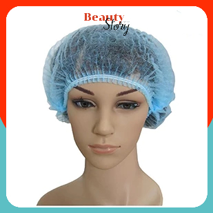 หมวกตัวหนอน คลุมผม ทำผม เก็บผม ใส่ทำสปา อาบน้ำ ยืดหยุ่น คุณภาพดี หมวกอนามัย สีขาว พร้อมส่ง
