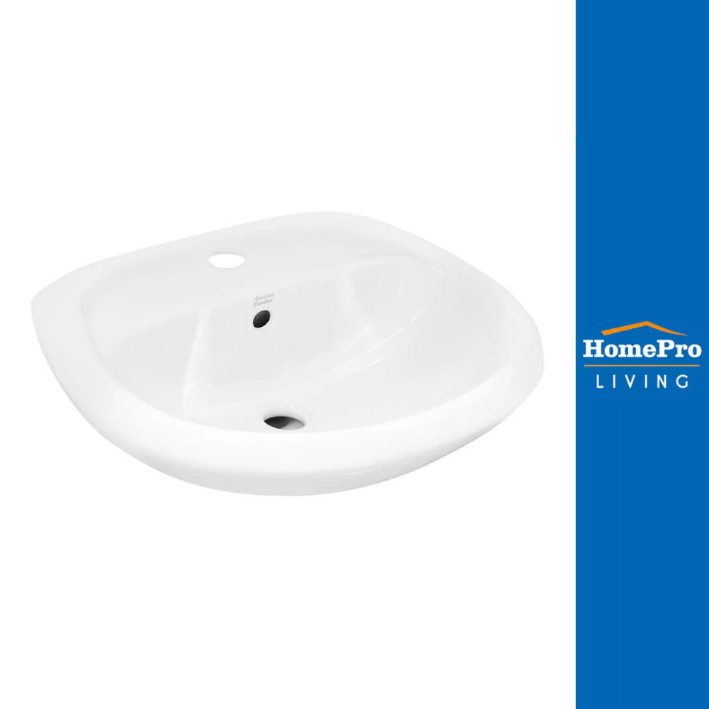 [สินค้าไม่รวมติดตั้ง] AMERICAN STANDARD อ่างล้างหน้าแขวน รุ่น 0979-WT-0 สีขาว